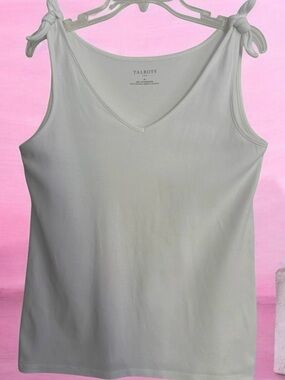 Talbots white tank top